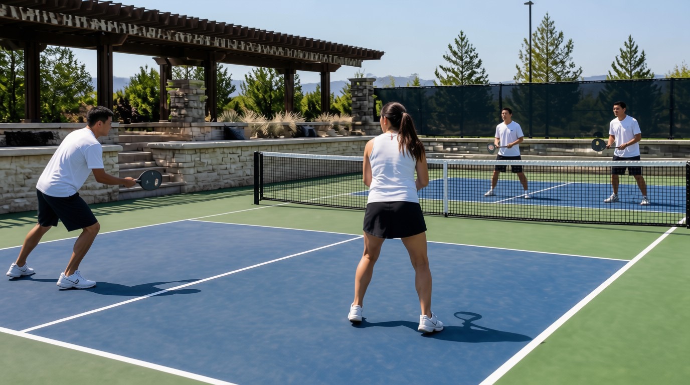 Pickleball court